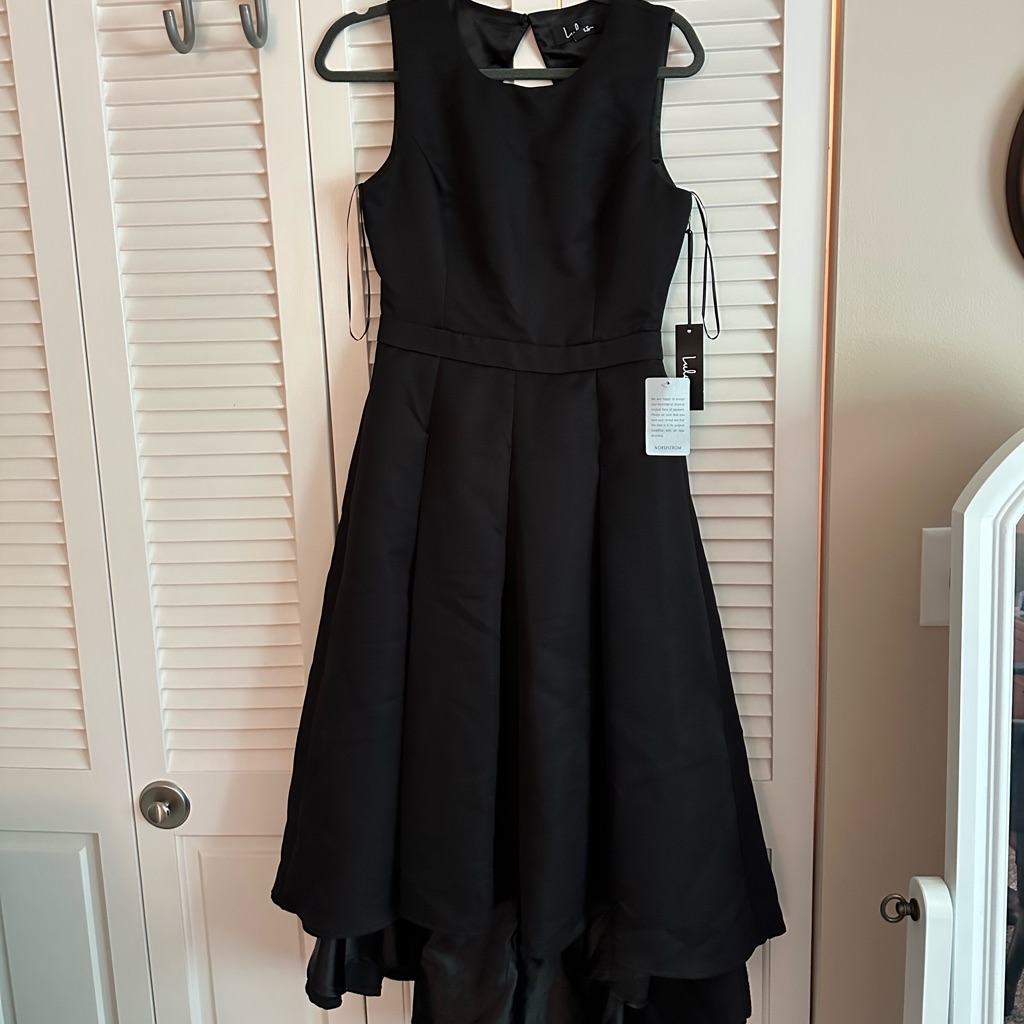 Lulus High Low Black Dress